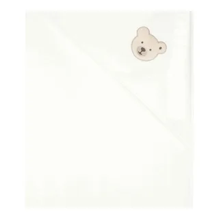Kapuzen-Badetuch Frottee Bär 100x100 cm by Steiff in White – product photo 1 of 3
