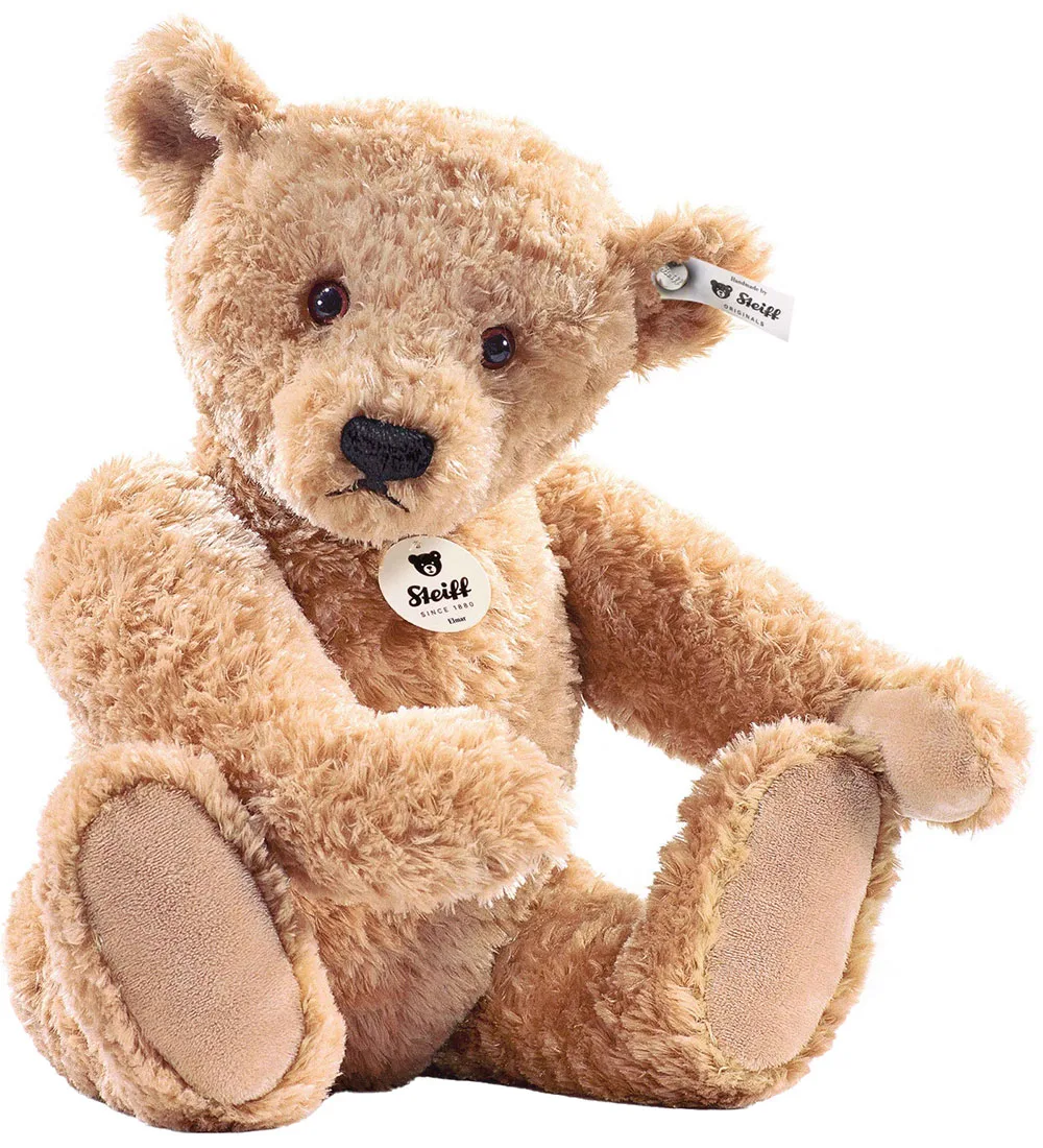 Knuffel - 32cm - Elmar Teddy Bear - Beige fra Steiff – produktbillede