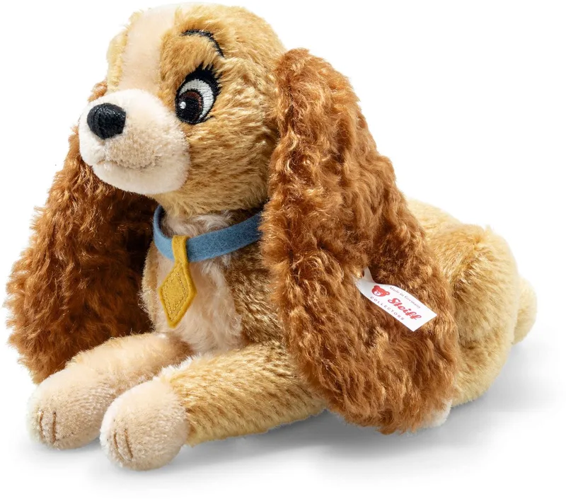 knuffel Lady 20 cm bruin - luxe mohair speelgoed. van Steiff in Meerkleurig – productfoto
