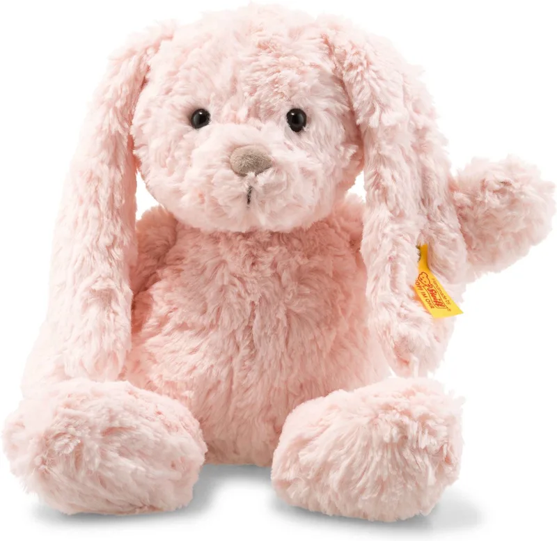 knuffel Soft Cuddly Friends konijn Tilda, roze de Steiff en Multicolore – photo produit