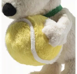Kuscheltier Anhänger Snoopy Tennis (15cm) fra Steiff – produktbillede 4 af 4