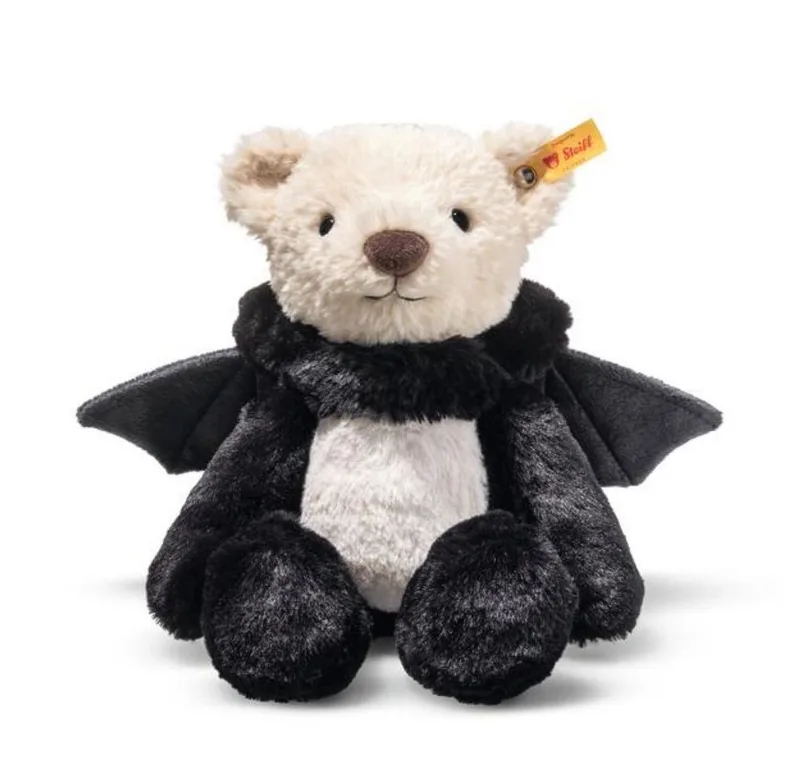 Kuscheltier Bär Teddybär Mr. Bat Halloween 29 cm från Steiff i Svart – produktbild 1 av 4
