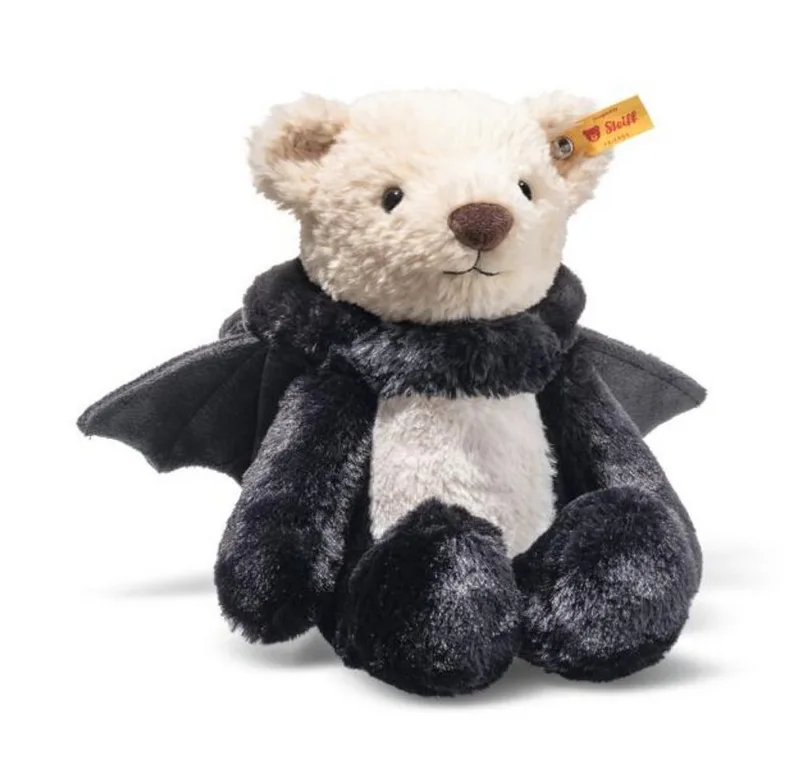 Kuscheltier Bär Teddybär Mr. Bat Halloween 29 cm från Steiff i Svart – produktbild 2 av 4