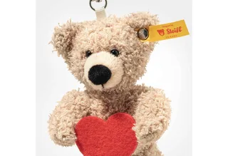 Kuscheltier Friends Anhänger Fynn Teddybär – Love van Steiff in Beige – productfoto 2 van 3