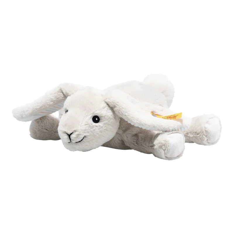 Kuscheltier Hase Floppy Hoppel Soft Cuddly Friends 20 cm van Steiff in Grijs, 20 × 19 × 7 mm – productfoto