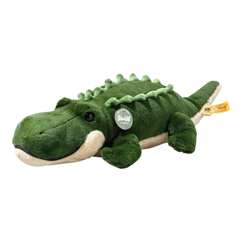 Kuscheltier Rocko Krokodil 40cm van Steiff in Groen, 40 mm – productfoto