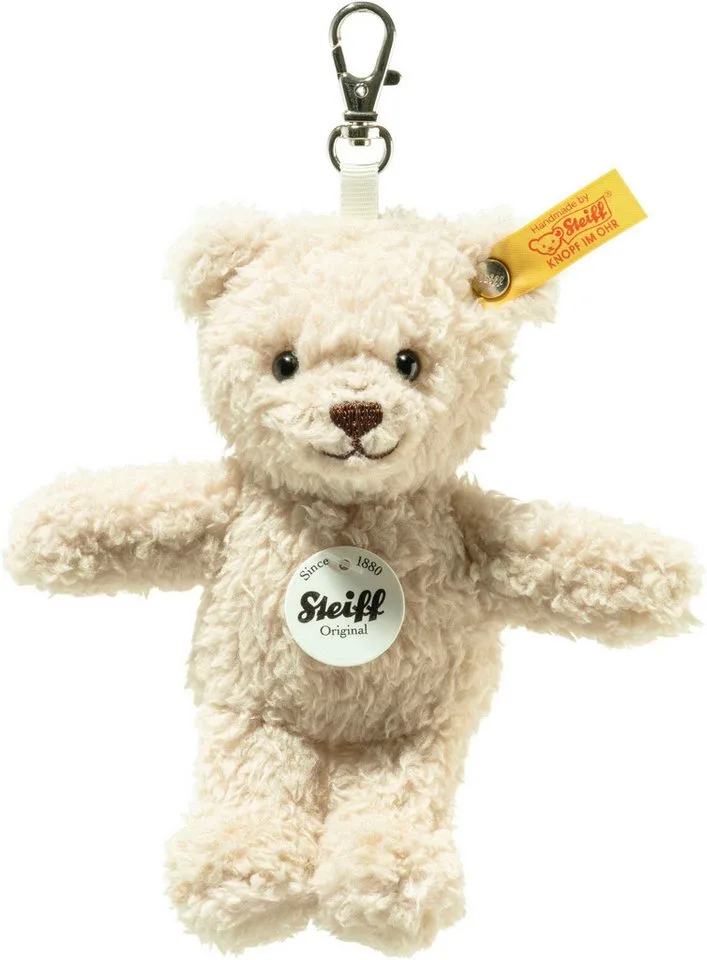 Kuscheltier Schlüsselanhänger Ben Teddybär, 12 cm fra Steiff i Beige – produktbillede