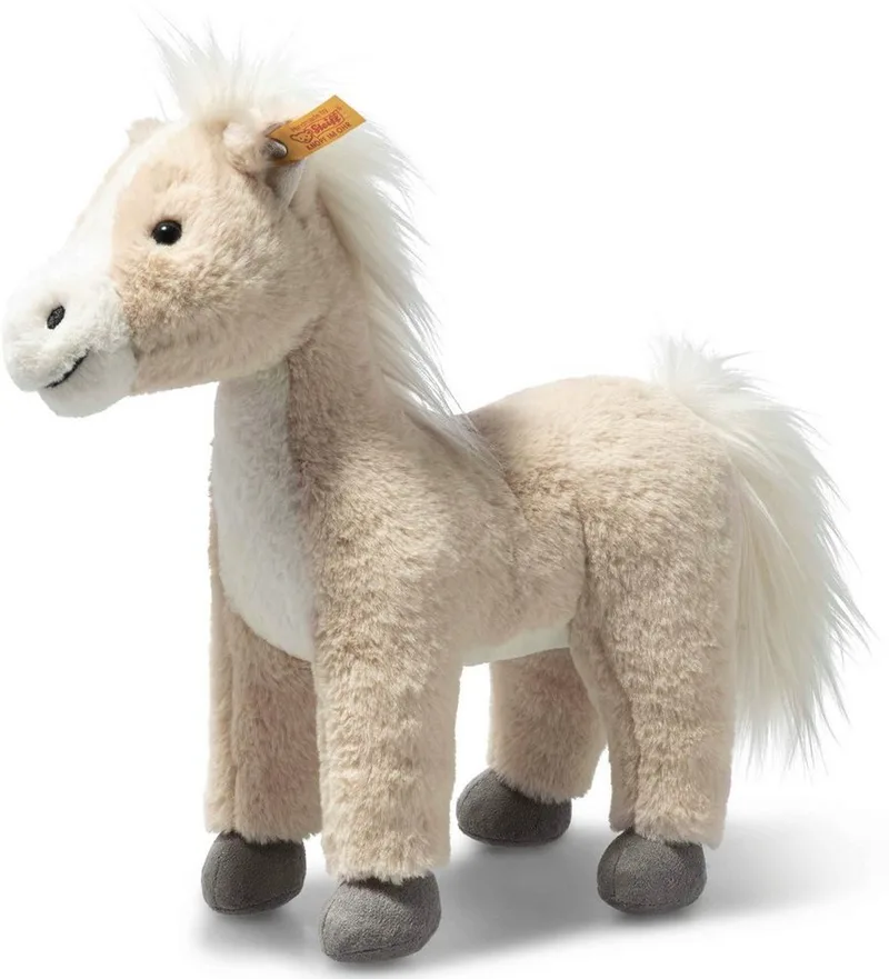 Kuscheltier Soft Cuddly Friends Gola Pferd van Steiff in Beige – productfoto