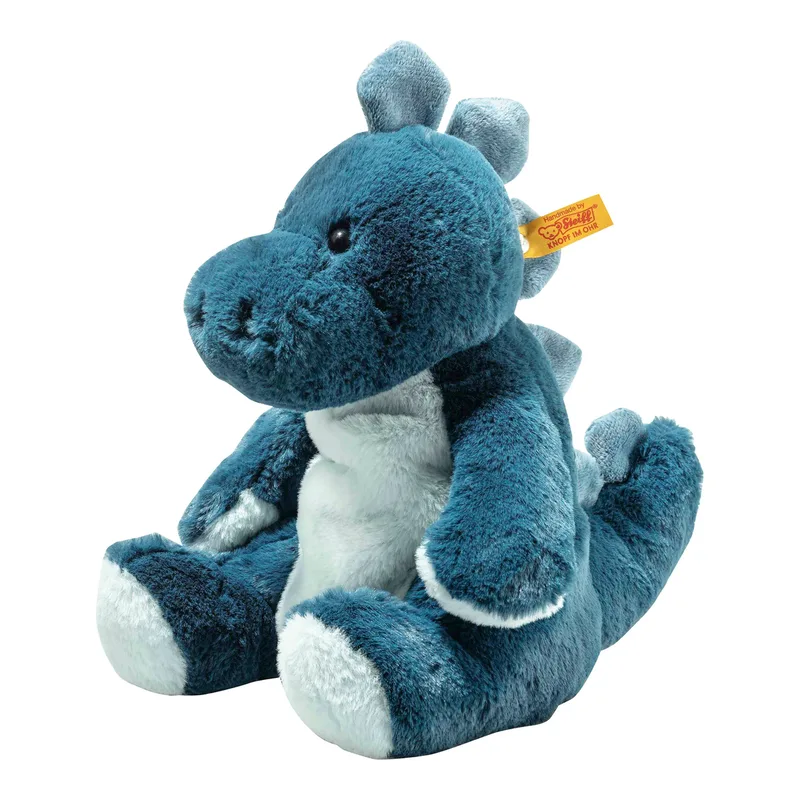 Knuffel Spott stegosaurus Soft Cuddly Friends 28cm van Steiff in Blauw, 28 mm – productfoto