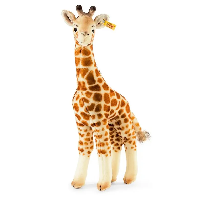 Kuscheltier Steiff Bendy Giraffe, beige/braun, stehend, 45 cm fra Steiff – produktbillede