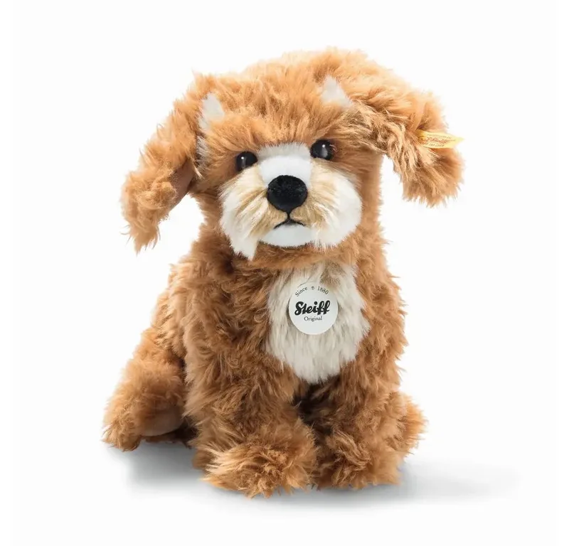 Kuscheltier Steiff Curlie Cockapoo 24 rotbraun sitzend van Steiff – productfoto