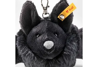Kuscheltier Steiff Fledermaus Boris schwarz 8 cm 056628 Anhänger van Steiff – productfoto 4 van 4