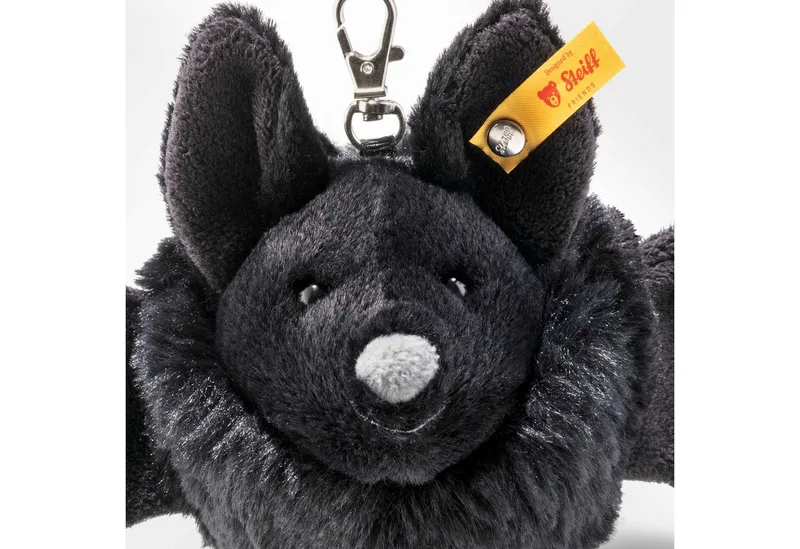 Kuscheltier Steiff Fledermaus Boris schwarz 8 cm 056628 Anhänger van Steiff – productfoto 4 van 4