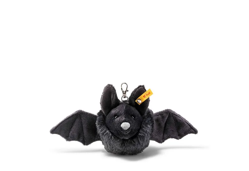 Kuscheltier Steiff Fledermaus Boris schwarz 8 cm 056628 Anhänger van Steiff – productfoto 1 van 4