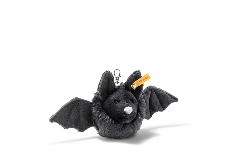 Kuscheltier Steiff Fledermaus Boris schwarz 8 cm 056628 Anhänger van Steiff – productfoto 2 van 4