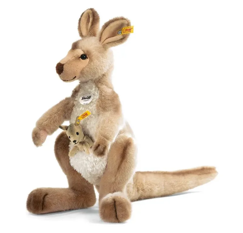 Kuscheltier Steiff Kango Känguru mit Baby, 40 cm van Steiff – productfoto