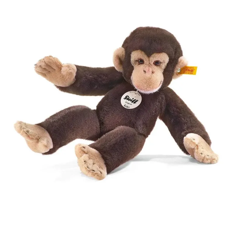 Kuscheltier Steiff Koko Schimpanse, braun, 35 cm van Steiff – productfoto