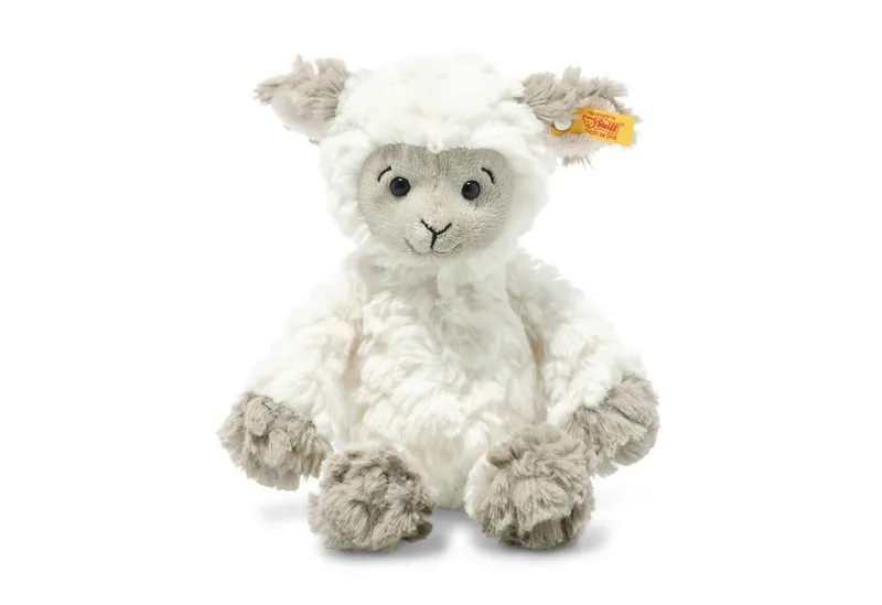 Kuscheltier Steiff Lamm Lita 20 cm weiß-braungrau sitzend fra Steiff – produktbillede