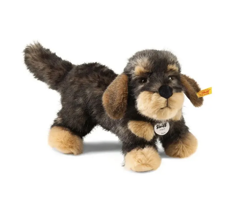 Kuscheltier Steiff Moritz Rauhaardackel, dunkelgrau gespitzt, 30 cm van Steiff – productfoto