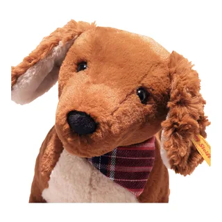 Kuscheltier Waldi Dackel 30cm fra Steiff i Brun, 30 × 10 × 13 mm – produktbillede 3 af 3
