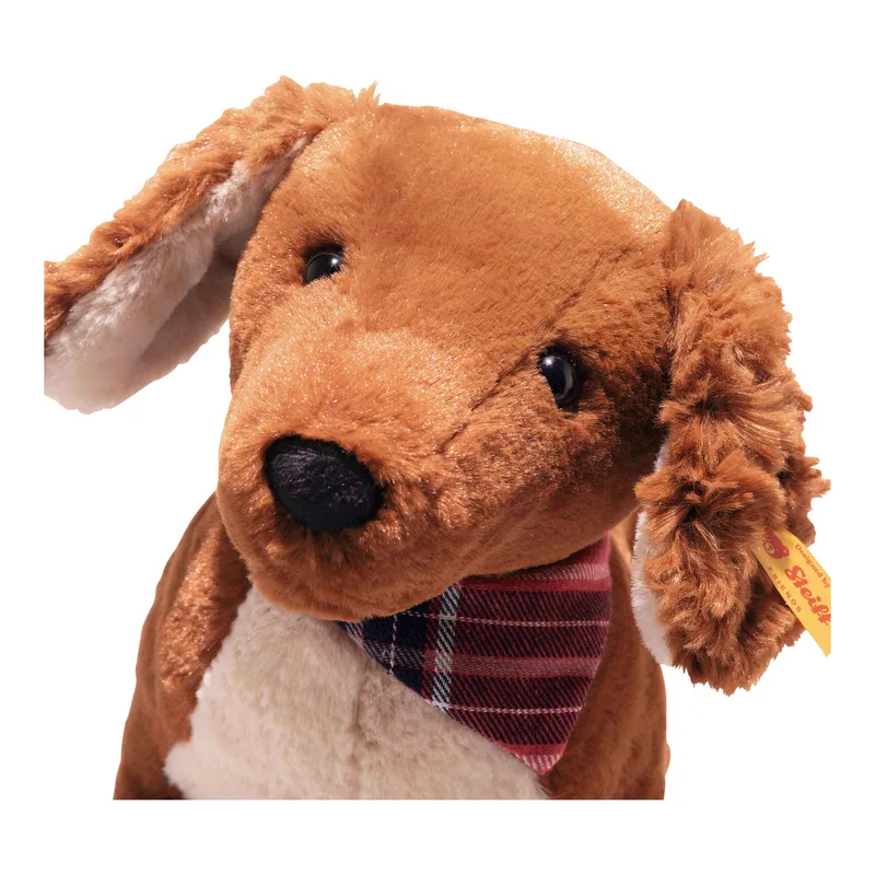 Kuscheltier Waldi Dackel 30cm fra Steiff i Brun, 30 × 10 × 13 mm – produktbillede 3 af 3