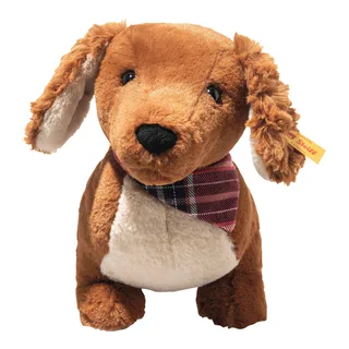 Kuscheltier Waldi Dackel 30cm fra Steiff i Brun, 30 × 10 × 13 mm – produktbillede 1 af 3