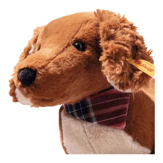 Kuscheltier Waldi Dackel 30cm fra Steiff i Brun, 30 × 10 × 13 mm – produktbillede 2 af 3