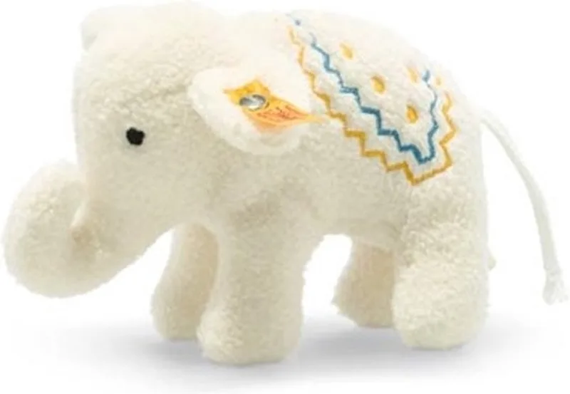 Olifantje met rammelaar de Steiff en Blanc – photo produit