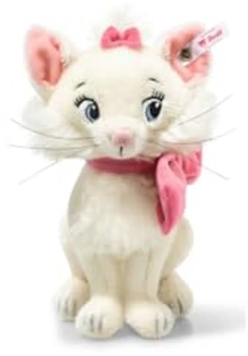 pluche Disney Aristocat Marie knuffel - wit - 18 cm - film knuffel. fra Steiff i Flerfarvet – produktbillede