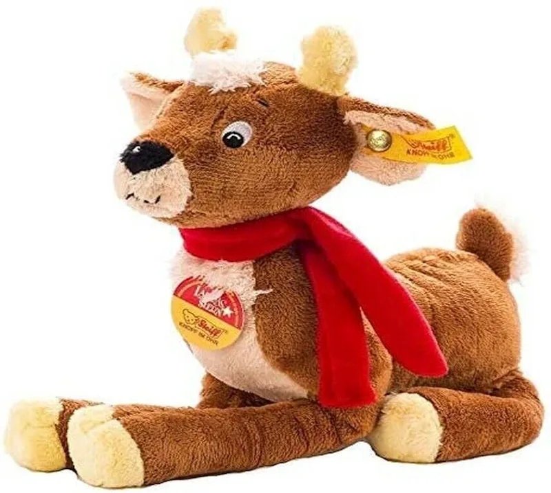 Rendier Olaf (Lauras Stern) Pluche 25 cm 024139 Nieuw van Steiff in Bruin – productfoto