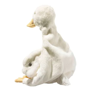 Schmusetuch Gilda Gans von Steiff in Weiß, 28 × 21 × 10 mm – Produktfoto 1 von 3