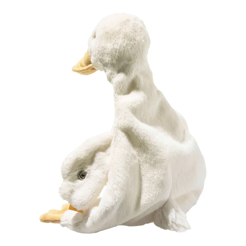 Schmusetuch Gilda Gans von Steiff in Weiß, 28 × 21 × 10 mm – Produktfoto 1 von 3