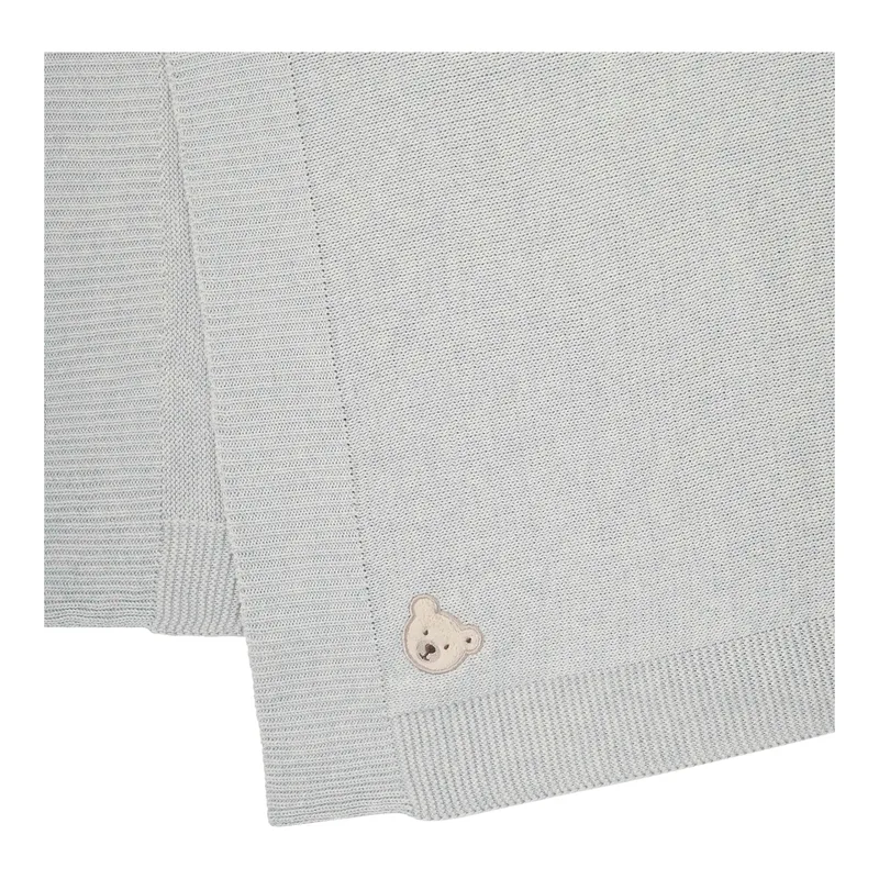 Strick-Babydecke van Steiff in Grijs – productfoto