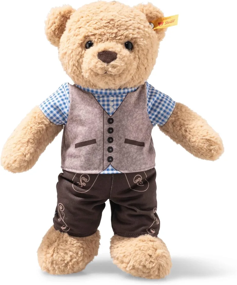 teddybeer Ben knuffel 30 cm beige pluche speelgoed. de Steiff en Multicolore – photo produit