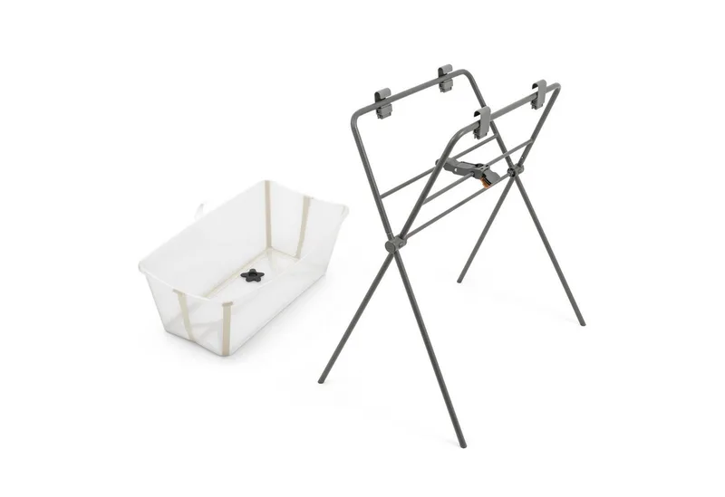 Babybadewanne Flexi Bath® mit Stand by Stokke in Beige – product photo