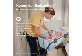 Babybadewanne Flexi Bath® mit Stand von Stokke in Beige – Produktfoto 2 von 5