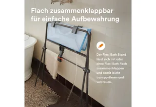 Babybadewanne Flexi Bath® mit Stand von Stokke in Beige – Produktfoto 4 von 5