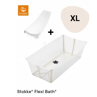 Bad Opvouwbaar Stokke® Flexi Bath® XL Bundle Sandy Beige fra Stokke – produktbillede 1 af 4