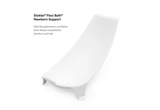 Badewannensitz Newborn Support – Badewanneneinsatz für Flexi Bath Badewanne, Badewannensitz by Stokke in White – product photo 3 of 5