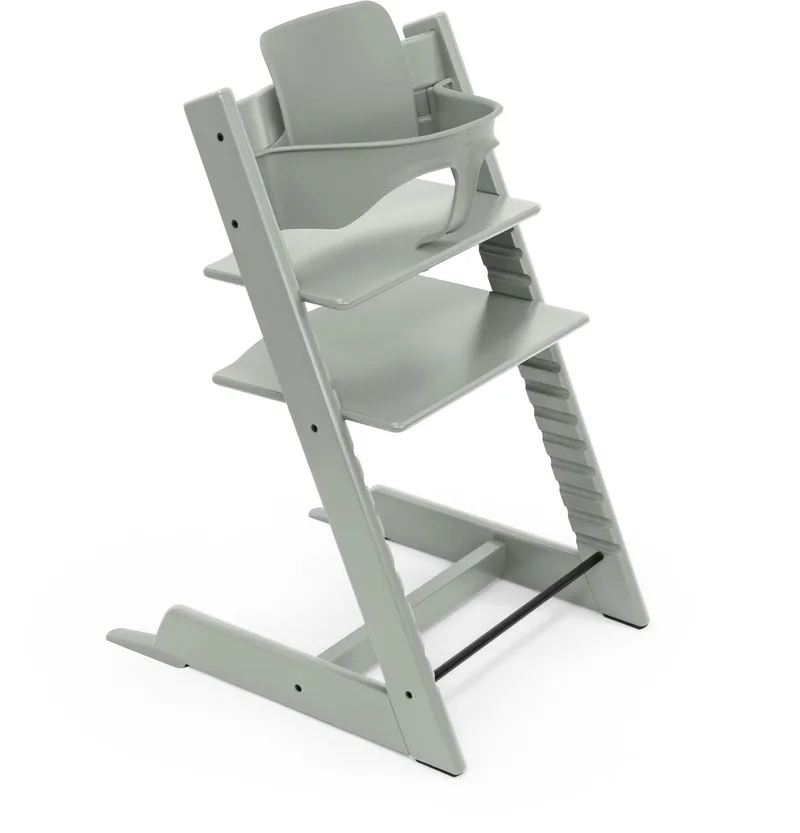 Bundel Tripp Trapp-kinderstoel Glacier Green | Babyset Glacier Green från Stokke i Vanilla White – produktbild