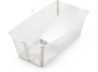 Flexi Bath® + Badinzet Bundle från Stokke i Sandy Beige – produktbild 1 av 4