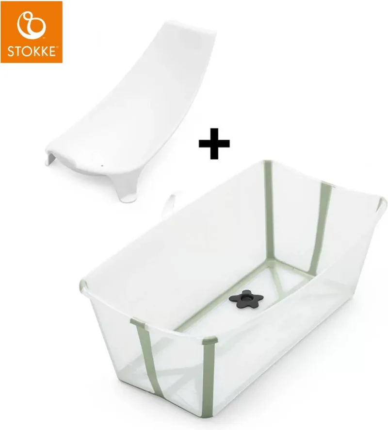 Flexi Bath® Bundel de Stokke en Transparent Green – photo produit