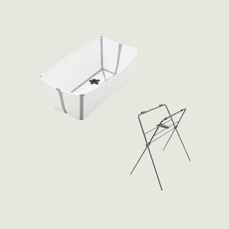 Flexi Bath + Stand Bundle White de Stokke – photo produit