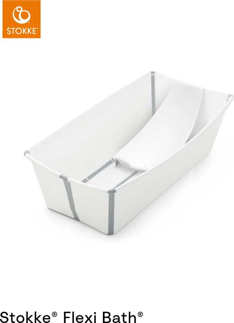 Flexi Bath X-Large set, Flexi Bath XL + Newborn Support van Stokke in Wit – productfoto 1 van 4