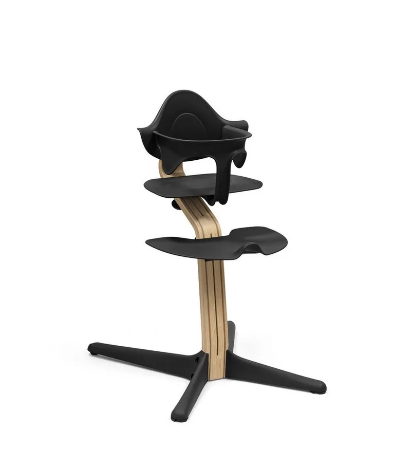 Hochstuhl Nomi® mit Baby Set, Mitwachsender Hochstuhl fra Stokke i Schwarz – produktbillede