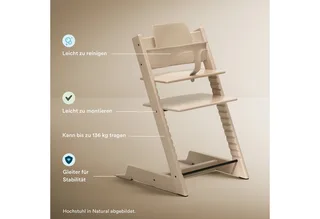 Hochstuhl Tripp Trapp® Kinderhochstuhl mit Baby Set² von Stokke in Beige – Produktfoto 2 von 2