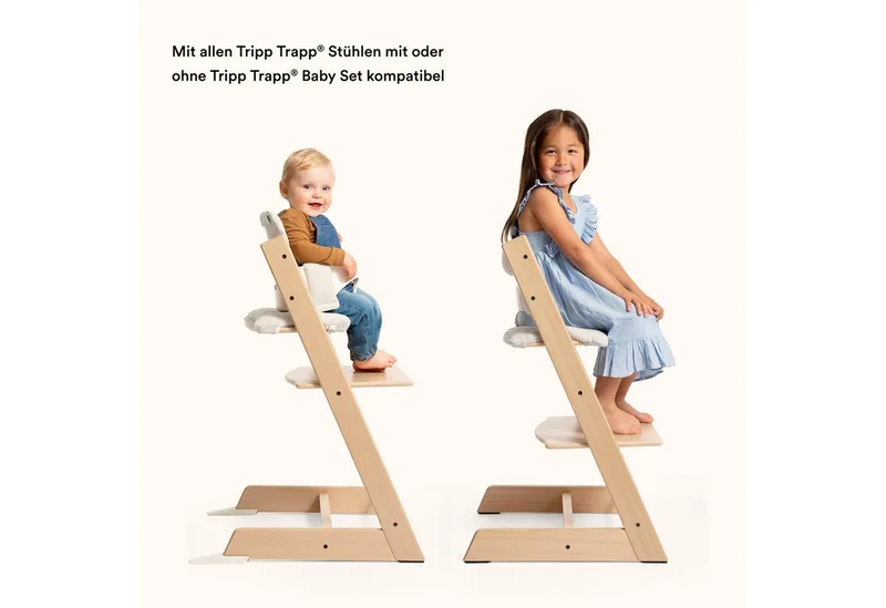 Hochstuhlauflage Kissen für den Kinderhochstuhl Tripp Trapp und Baby Set by Stokke in Grey – product photo 4 of 5