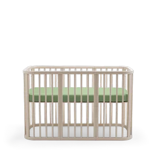 Hoeslaken Ledikant Stokke® Nighti™ Sage Green de Stokke – photo produit 2 sur 4