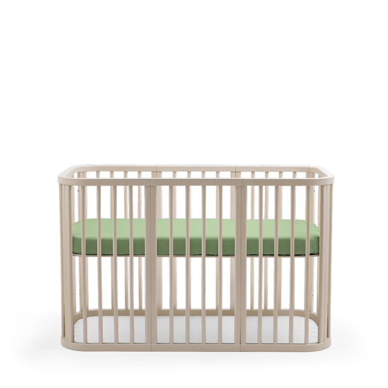 Hoeslaken Ledikant Stokke® Nighti™ Sage Green de Stokke – photo produit 2 sur 4