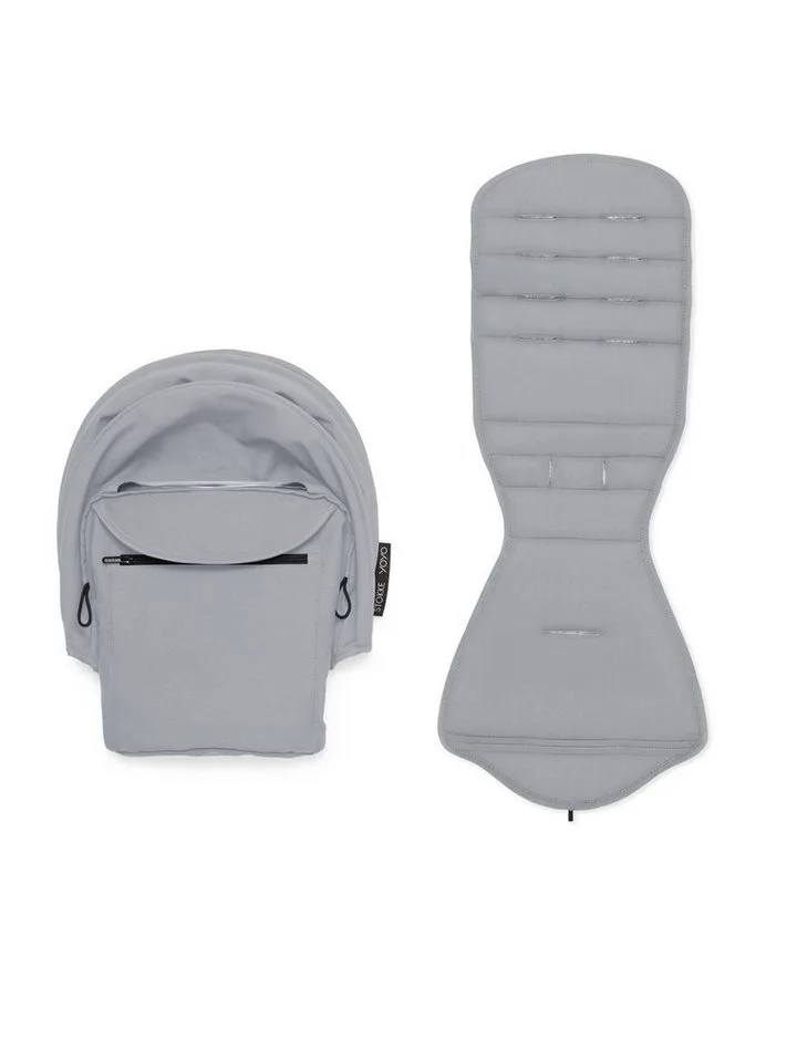 Kombi-Kinderwagen YOYO³ Babyzen Textilset, (1-tlg) van Stokke in Blau, grau – productfoto